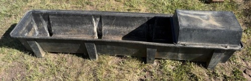 1 X Plastic water trough 2.1 m &times; 0.4 m F2 BOERDERY
