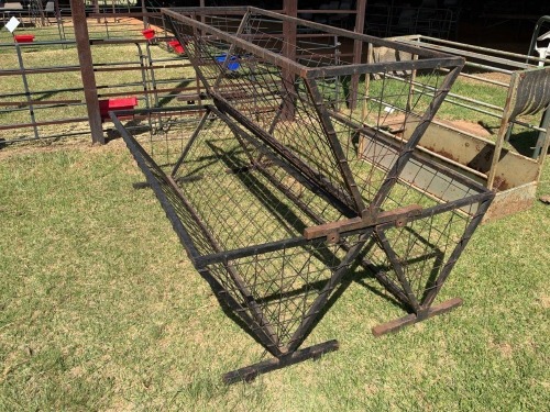 3 X Hay frames 1.95m x 0.69m F2 BOERDERY (Pay per item to take the lot)