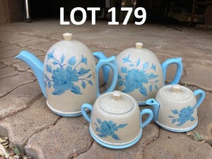 1 x Old Powder Blue Teaset Pam Du Plessis