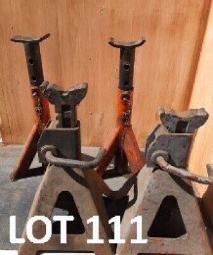 JOBLOT 4 x Jack Stands JOGGIE KOTZE 