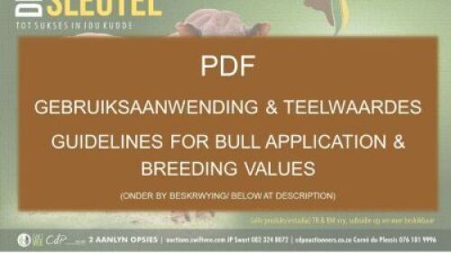 TEELWAARDES & GEBRUIKSAANWENDING
