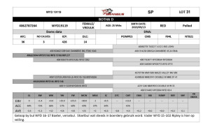 1x VROULIK/FEMALE - WYD19119 - BOTHA D