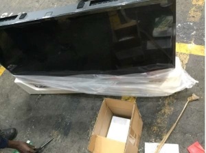 EXPORT KZN 628 PKGS 42 FULL HD LED TVS  (Bidding on contents of container only)