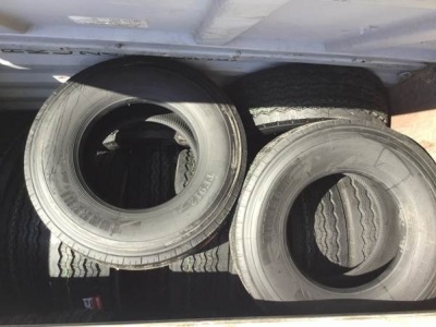 EXPORT KZN 1229 X PACKAGES TYRES  (Bidding on contents of container only)