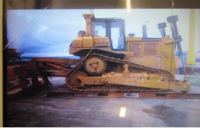 EXPORT KZN 02X PKGS USED BULL DOZER (ON FLAT RACK) SPARE PARTS  (Bidding on contents of container only)