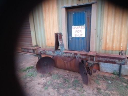 PLOUGH SCRAP All bids are subject to confirmation