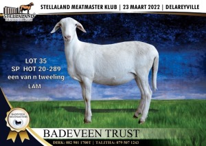 WITHDRAW 1X OOI/EWE MEATMASTER BADEVEEN TRUST