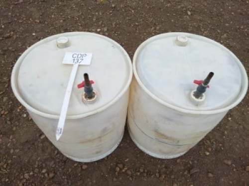 1X Plastic Drums