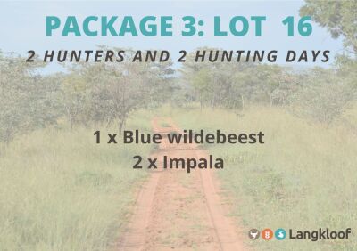 BILTONG HUNTING PACKAGE 3 2 day hunt All female animals