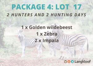 BILTONG HUNTING PACKAGE 4 2 day hunt All female animals