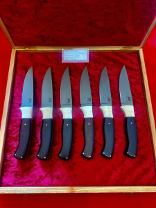 1X SET OF 6 STEAK KNIVES JAN KOTZE - NO VAT