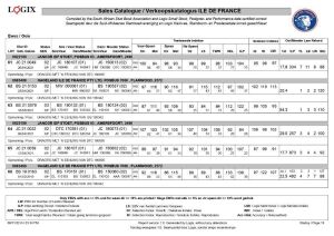 WITHDRAW - 1X ILE DE FRANCE OOI/EWE HAGELAND ILE DE FRANCE