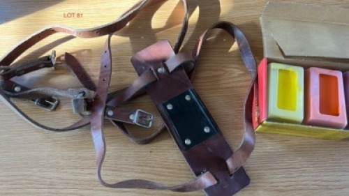LOT 81 1x Rurtec ram marking crayons and apron