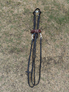 1 x Leather Bridle + Hackamore Bit