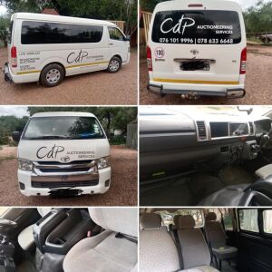 1X 2016 TOYOTA QUANTUM GL 10 SEATER 2.5 DIESEL(VAT) LEPHALALE/ELLISRAS (FOR COLLECTION)