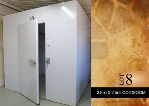 1X 2.5m x 2.5m Coldroom