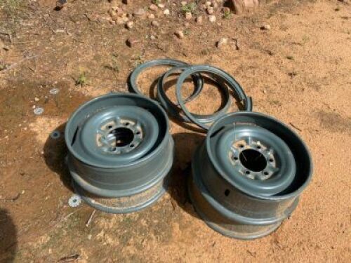2X 6 GAT GRUISER RIMS LEPHALALE/ELLISRAS (FOR COLLECTION)PAY PER PIECE TO TAKE THE LOT)
