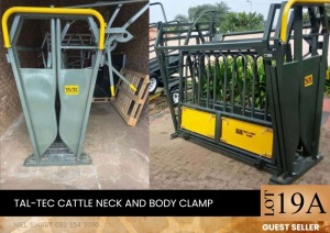 1X tal-tec cattle neck and body clamp