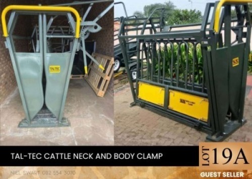 1X tal-tec cattle neck and body clamp