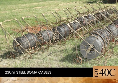 1X 230m steel boma cables