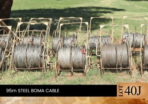 1X 95m steel boma cables