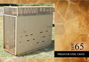 1X Predator steel crate