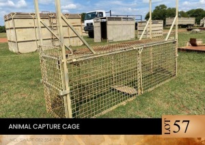 1X Animal capture cage