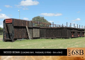 1X Wood boma (Loading bay, passage, 6m x 6m)