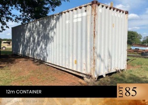 1X 12m container