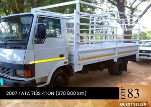 1X 2007 Tata 713s 4Ton 270 000km Guest seller - Willie Oosthuizen