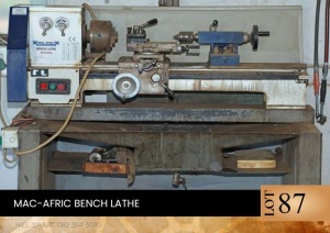 1X Mac afric bench lathe
