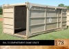 1X 6m 3 compartment game crate