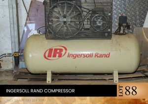 1X Ingersoll rand compressor