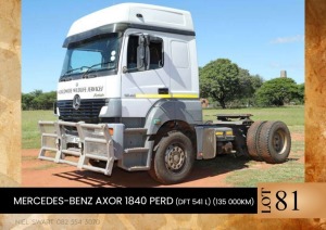 1X Mercedes-Benz Axor 1840 Perd (DFT 541 L) 135 000km