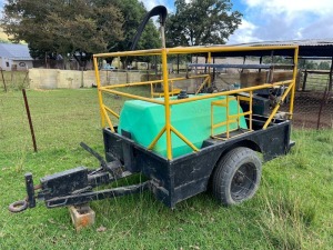 1X 600l trailer firefighter with new engine