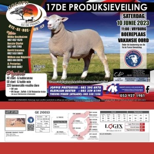 1X ILE DE FRANCE STUD RAM GE 210053 Gerune Familie Trust