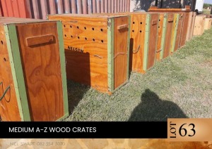 1X Medium wood crate