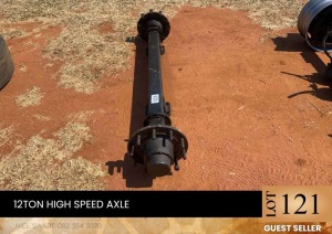 1X 12Ton High Speed Axle