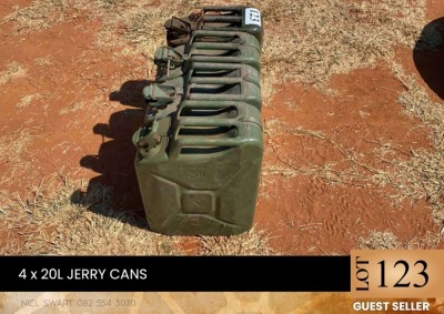 4X Jerry Cans