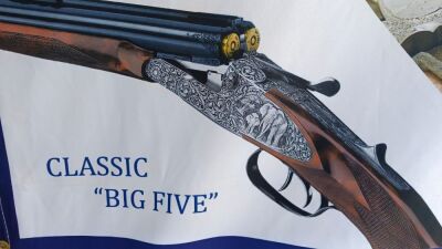 1 KRIEGHOFF CLASSIC BIG-5 RIFLE: CALIBER OF CHOICE: Included: Shipping to SA