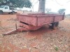 1X Big single axle trailer