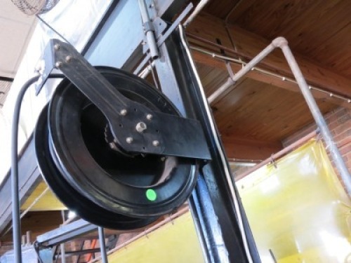 1 X HOSE REEL LARGE WITH HOSE