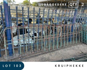 2X KRUIPHEKKE MAROELASFONTEIN BOERDERY