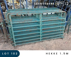 12X HEKKE 1.5M MAROELASFONTEIN BOERDERY