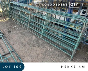 7X HEKKE 4M MAROELASFONTEIN BOERDERY