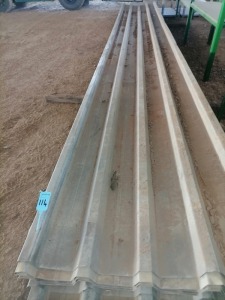 10 Items - Sheet IBR 5.87m long x 0.735m wide x 0.5mm thick