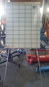 1 X WHITE BOARD