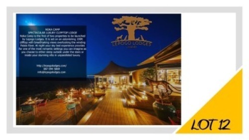 LOT 12 &bull; Accommodation for 2 nights for 2 adults. Tania Weitsz