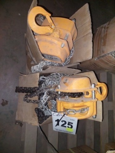 2 Item - Chain block 1 Ton Tusker