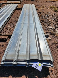 28 Item - Sheet IBR 4,59 m long x ,82m wide x 5mm thick.Removed from roof trusses Lot 11-15